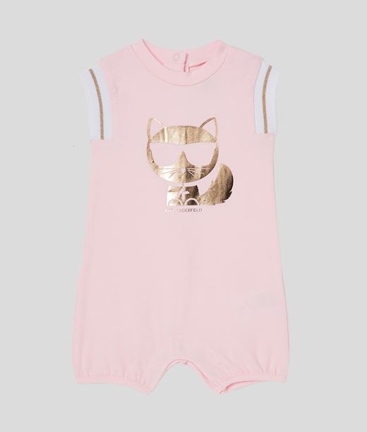 Baby Baby Choupette Bodysuit Pale Pink 95% Cotton - 5% Elastane - Size: 6-9
