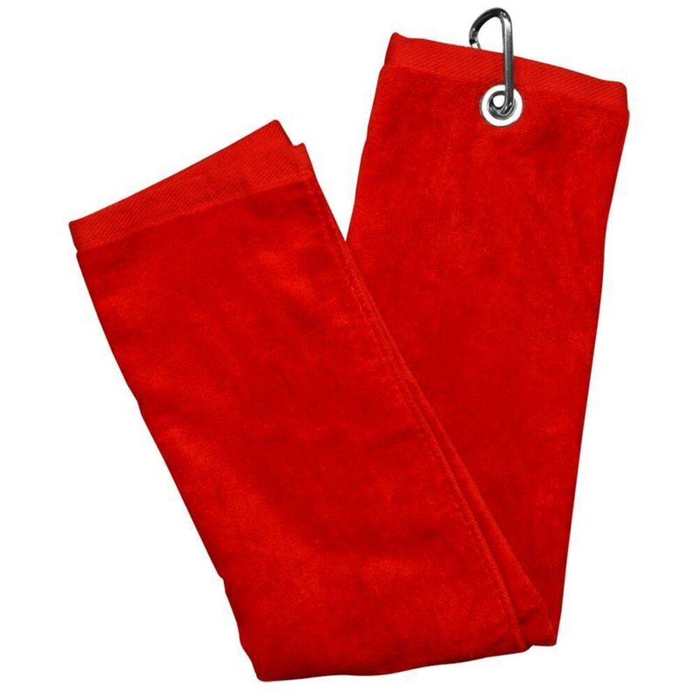 Longridge Golf Towel (One Size) (Red)