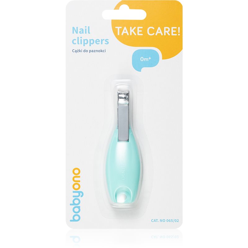BabyOno Take Care Nail Clippers for Kids Blue 1 pc