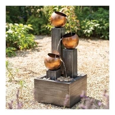 Tranquillity Water Features Ltd Stainless Steel 3 Bowl Water Feature - Tranquillity