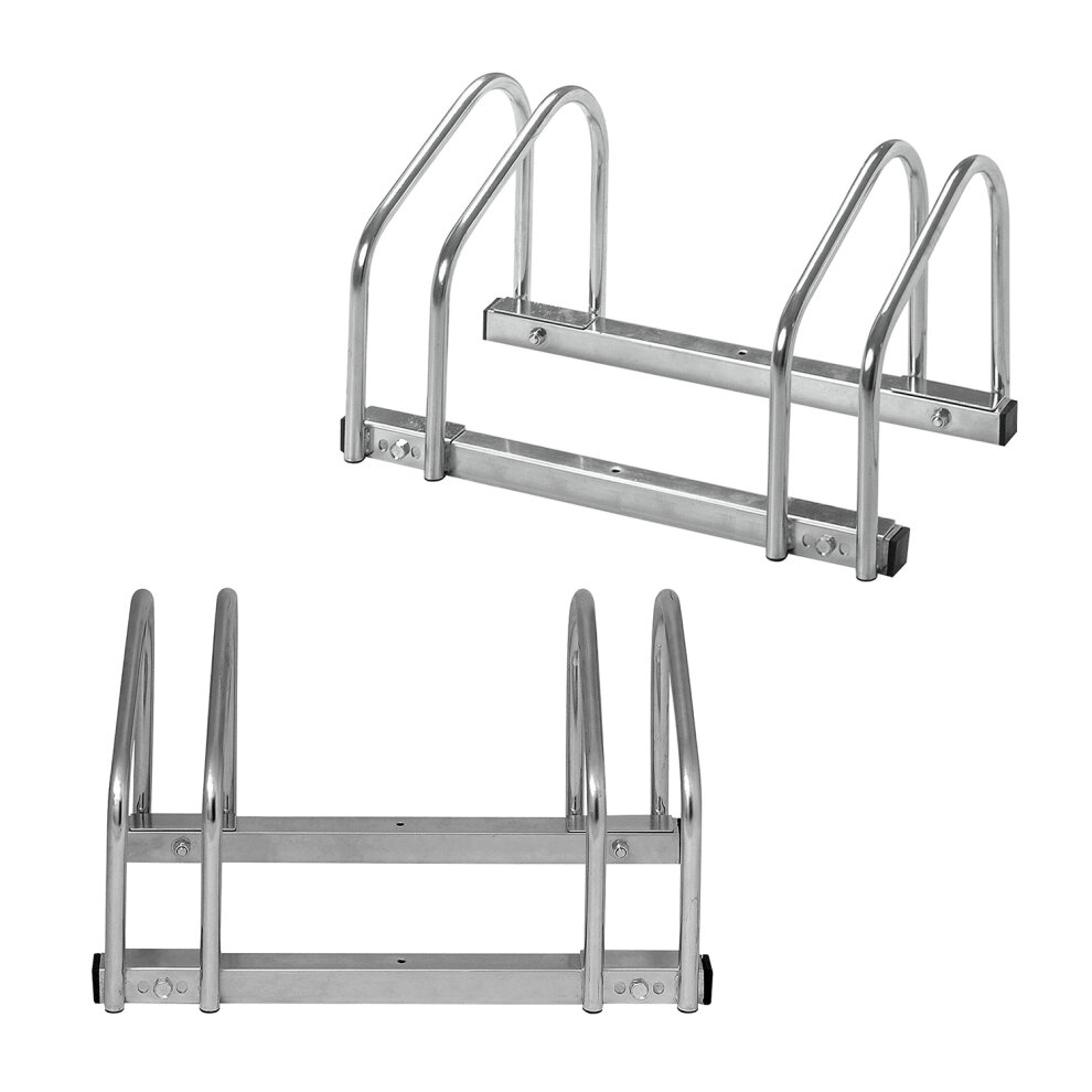JANOON (2 Bike Stand Rack) Bicycle Bike Floor Parking Steel Rack