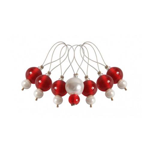 KnitPro S/marker Amaranth - Zooni: Bead Stitch Markers: Amaranth - Knitpro