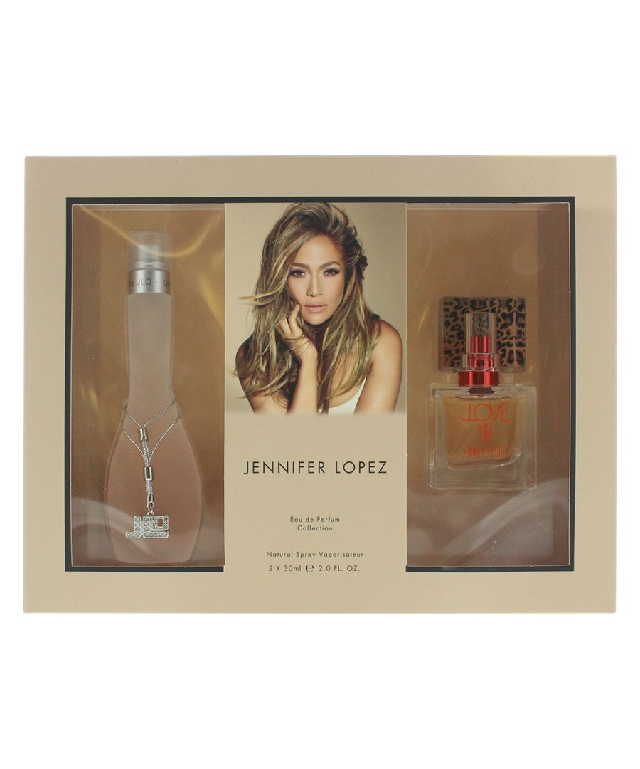 Jennifer Lopez Glow Eau De Toilette 30ml & Jlove Eau De Parfum 30ml...
