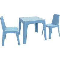 Two Seater Julieta Children's Plastic Garden Furniture Set | By Resol
