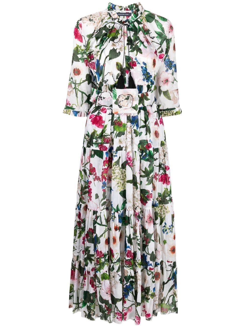 Samantha Sung  - Cotton Printed Maxi Dress