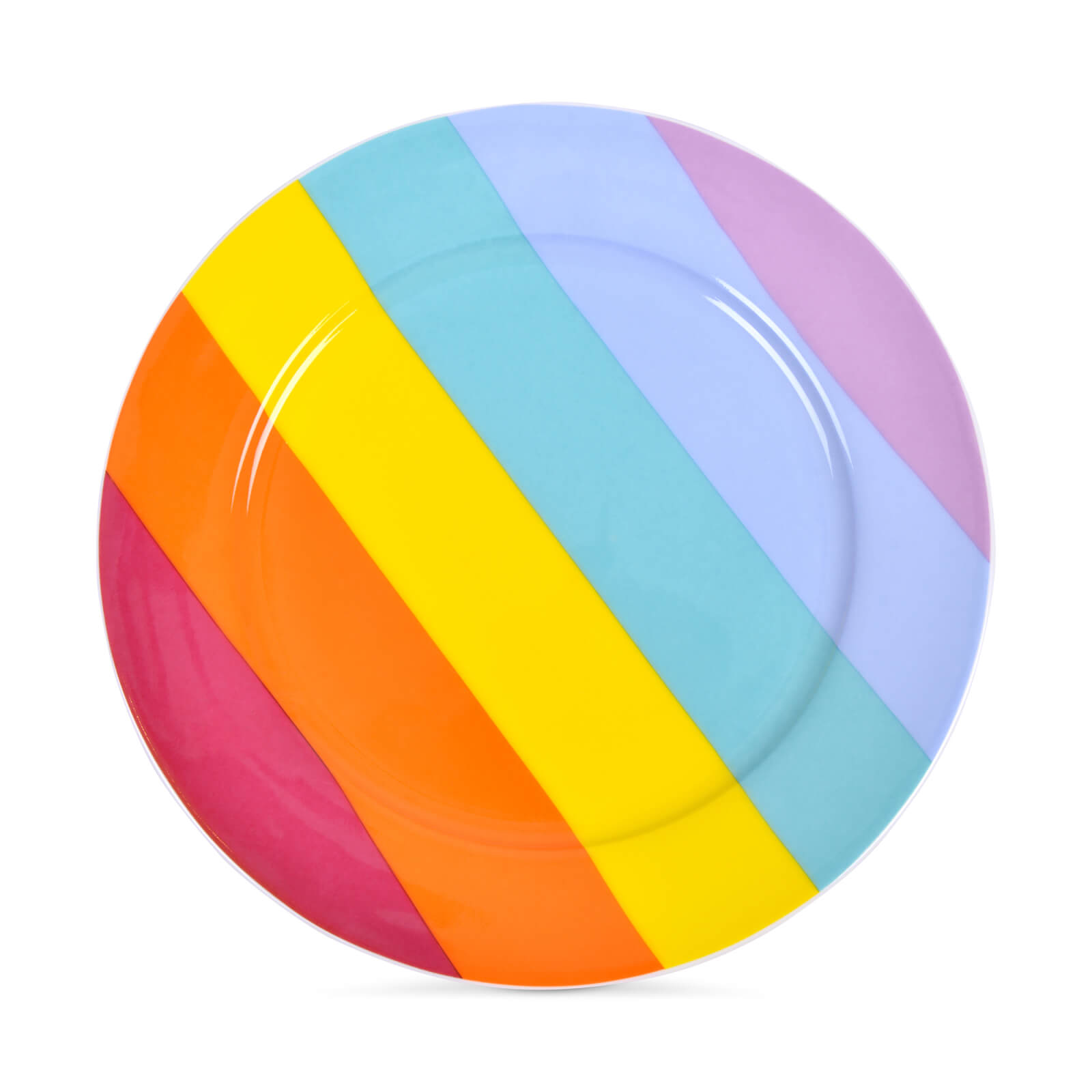 Olivia Rubin - Prism Stripe Plate - Multi - Side Plate