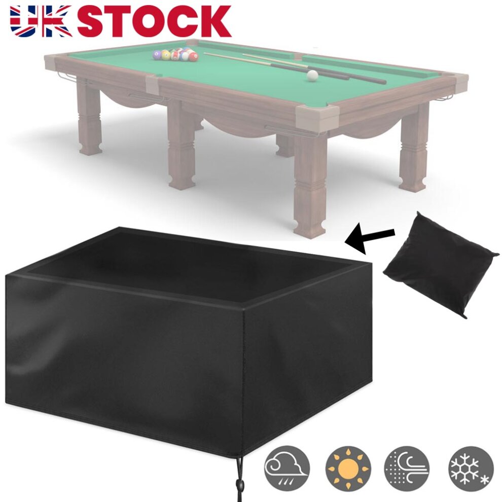 Unbranded 7 ft Heavy Duty Waterproof Billiard Snooker Pool Table Dust Cover