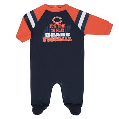 Chicago Bears 1 Pack Sleep N Play Suit - Baby