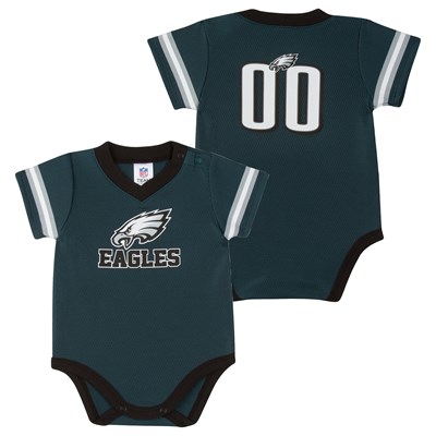 Philadelphia Eagles Dazzle Mesh Bodysuit - Baby