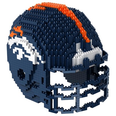 Denver Broncos 3D BRXLZ Helmet Construction Set