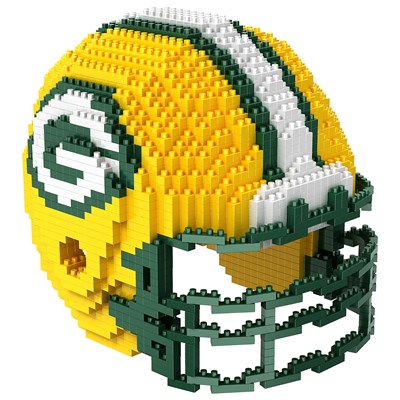 Green Bay Packers 3D BRXLZ Helmet Construction Set