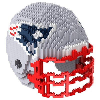 New England Patriots 3D BRXLZ Helmet Construction Set
