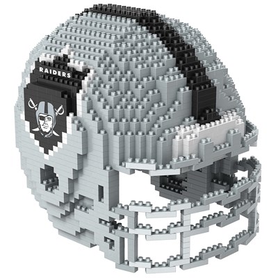 Oakland Raiders 3D BRXLZ Helmet Construction Set