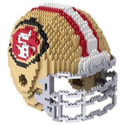 San Francisco 49ers 3D BRXLZ Helmet Construction Set