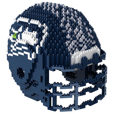 Seattle Seahawks 3D BRXLZ Helmet Construction Set