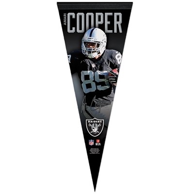 Oakland Raiders Amari Cooper 12x30 Premium Pennant