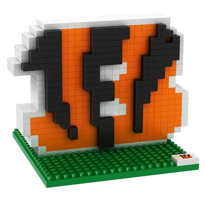 Cincinnati Bengals 3D BRXLZ Logo Construction Set