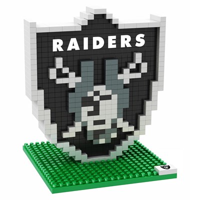 Oakland Raiders 3D BRXLZ Logo Construction Set