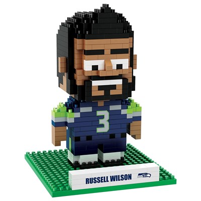 Seattle Seahawks 3D BRXLZ Russell Wilson