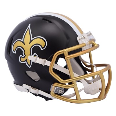 New Orleans Saints Blaze Alternate Speed Mini Helmet