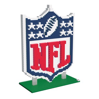 NFL Shield 3D BRXLZ Logo Construction Set