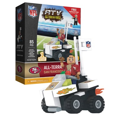 San Francisco 49ers 4 Wheel ATV and Mascot Set
