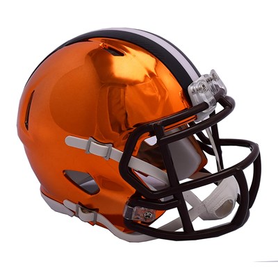 Cleveland Browns Chrome Alternate Speed Mini Helmet