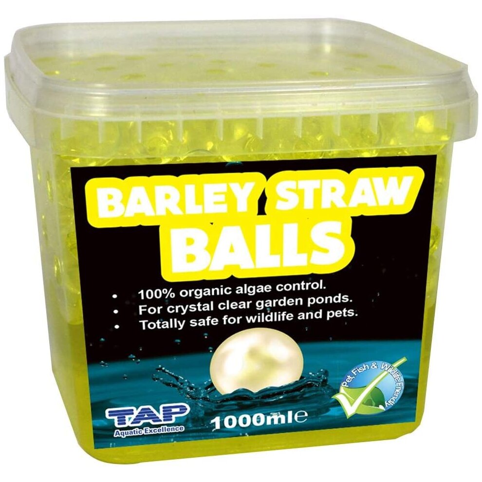 TAP Barley Straw Balls Extract - Pond Water Clarity Treatment (1000ml (treats 4500L))