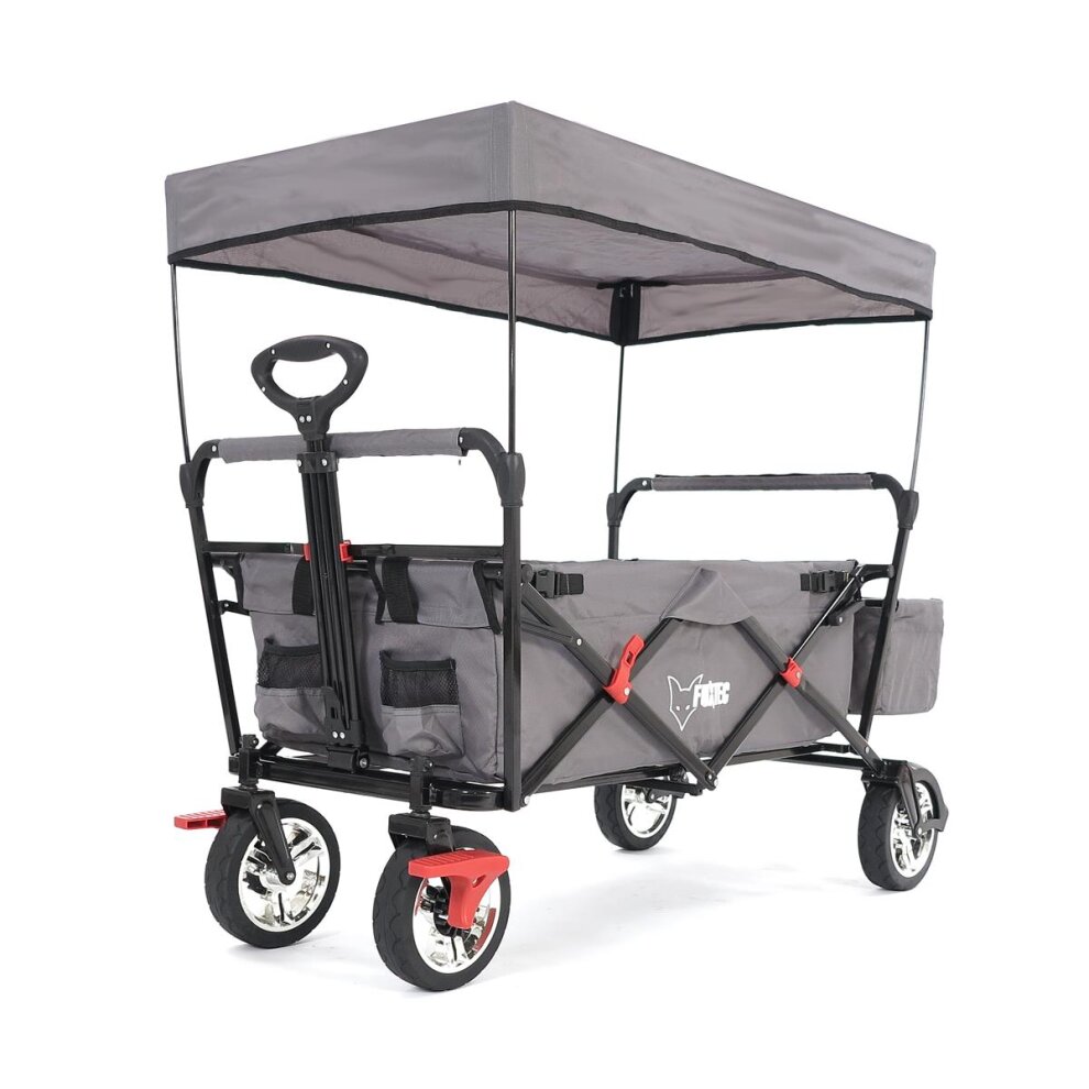 FUXTEC (grey) Folding Wagon / Foldable Wagon / Trolley / Hand Cart Ct-500