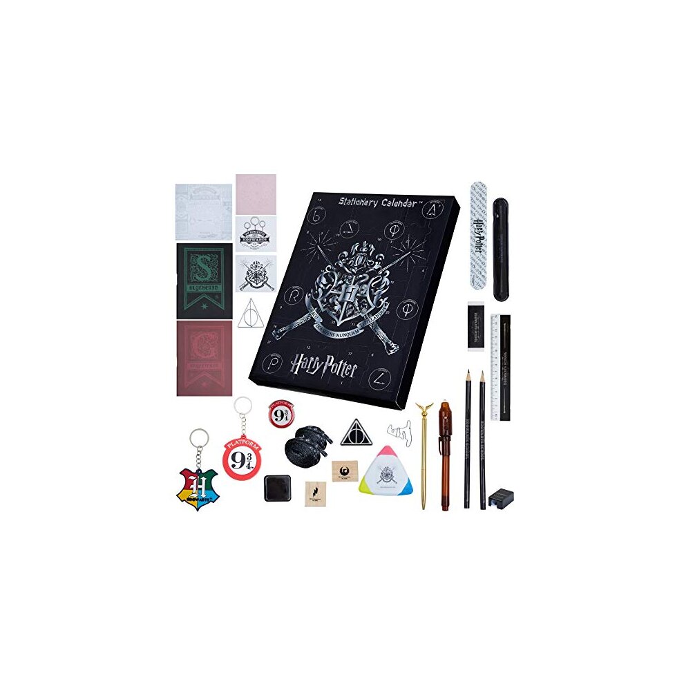 Harry Potter Advent Calendar 2021, Stationery Advent Calendars For Boys And Girls With 24 Surprises Including Hogwarts Stickers, Pens, Noteb