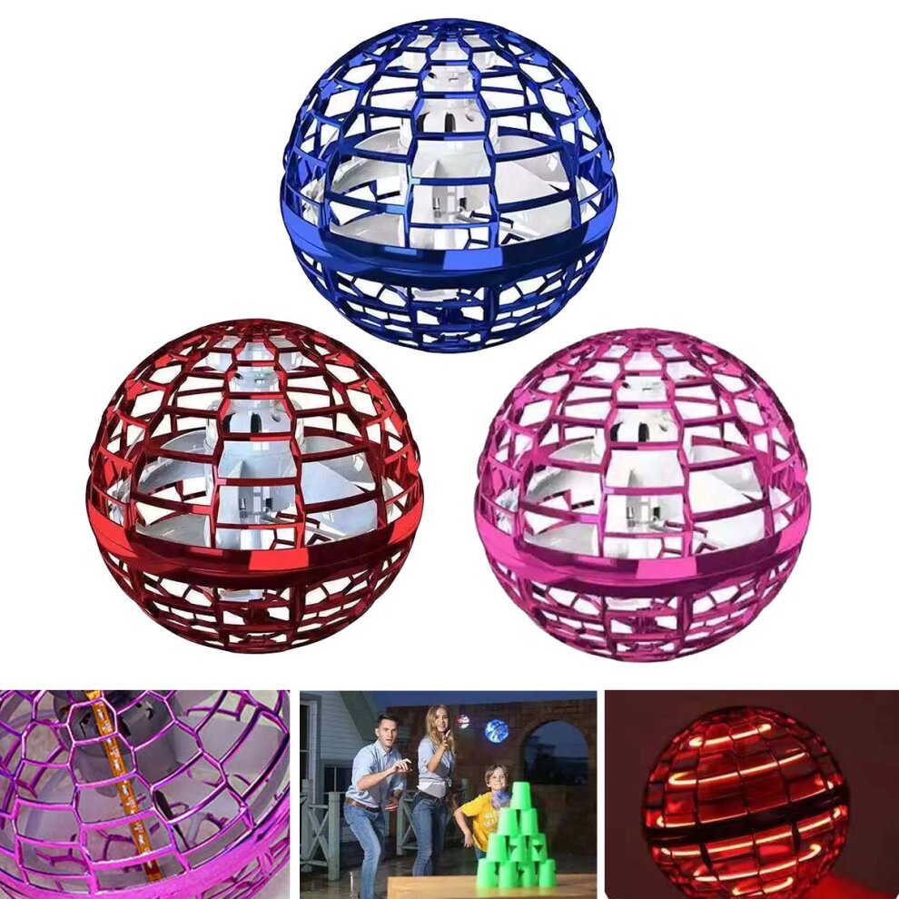 Unbranded (Pink) Flynova Pro Flying Ball Boomerang Spinner Flyorb Fly Orb Magic Ball Drone Toys
