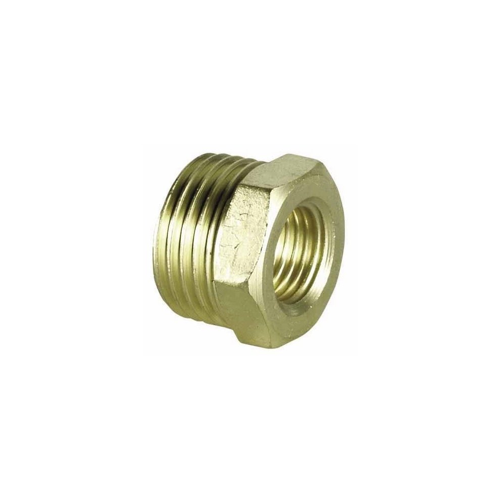 PLUMBING4HOME (1/2" x 1/4") Bsp Thread Male X Female Pipe Fittings Reducer Brass Various Sizes