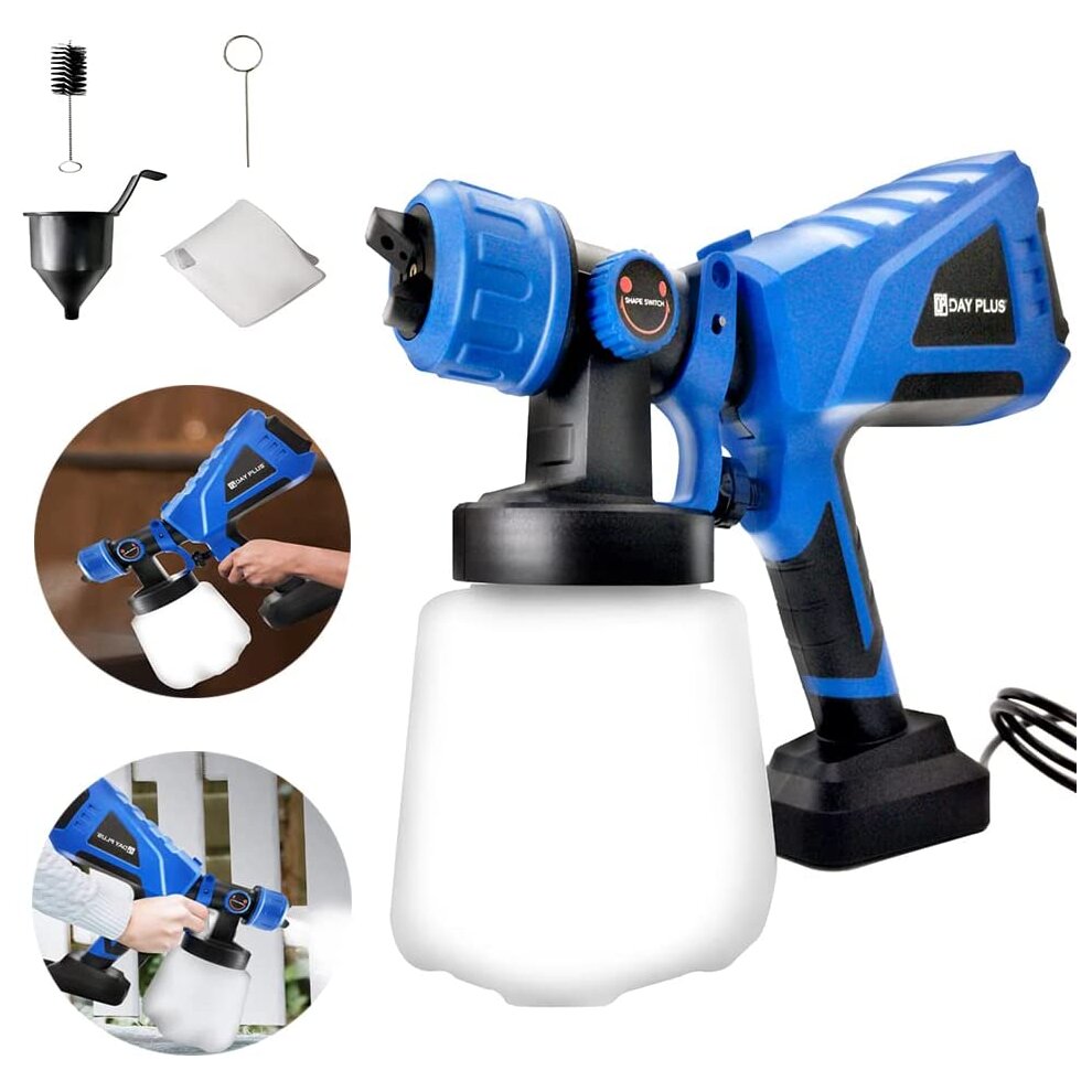 DAY PLUS 550W Paint Spray Gun Paint Sprayer Coating Airbrush Paint Pistol 800ml Cup