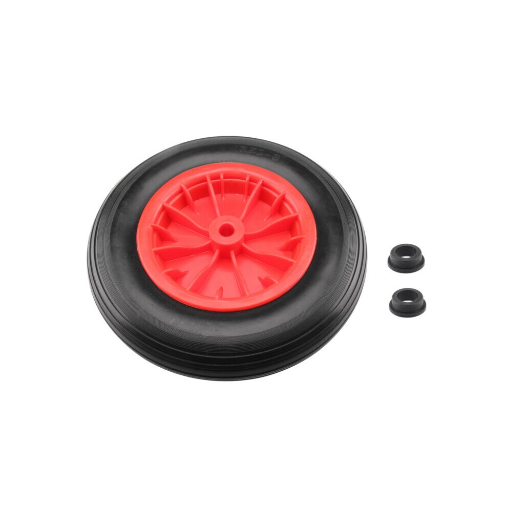 Unbranded (Black And Red) Heavy Duty Wheelbarrows Wheel Galvanised Metal Tyre Builders Garden DIY Home