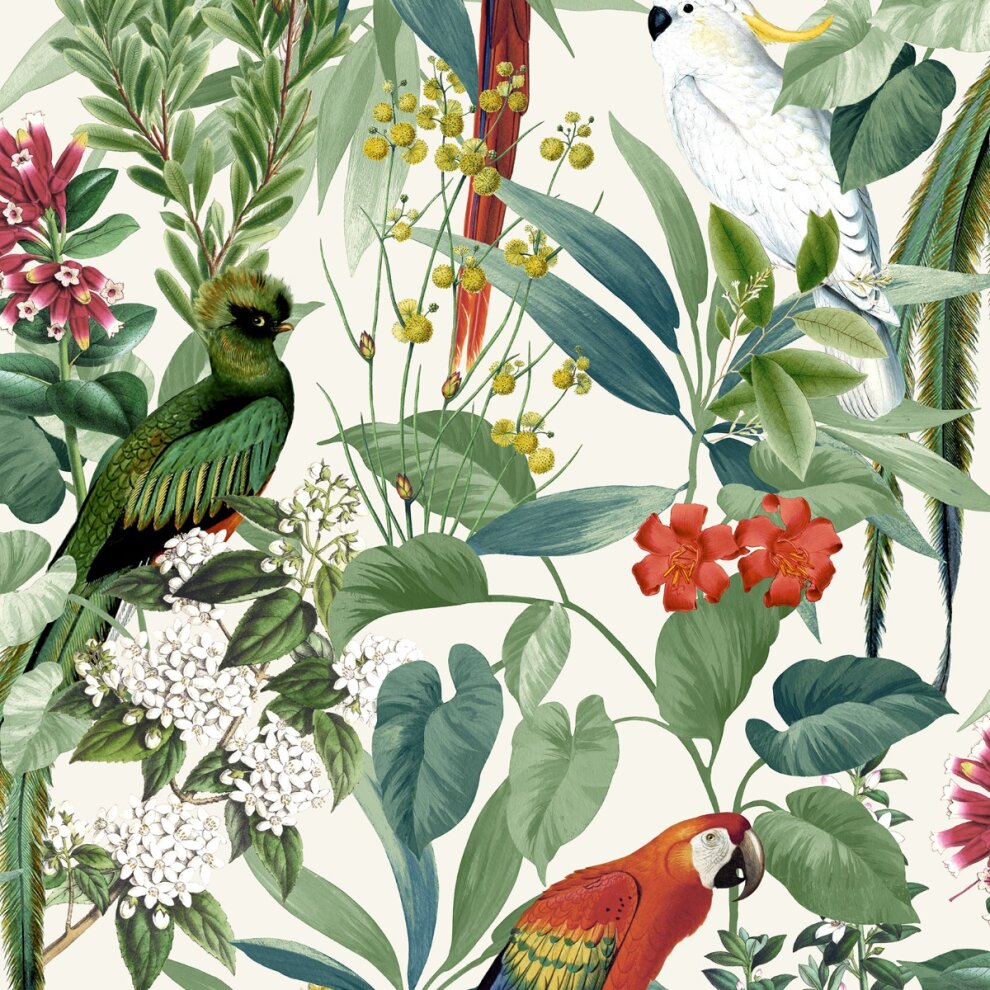 Muriva Ikala Wallpaper White World of Wallpaper AF0006