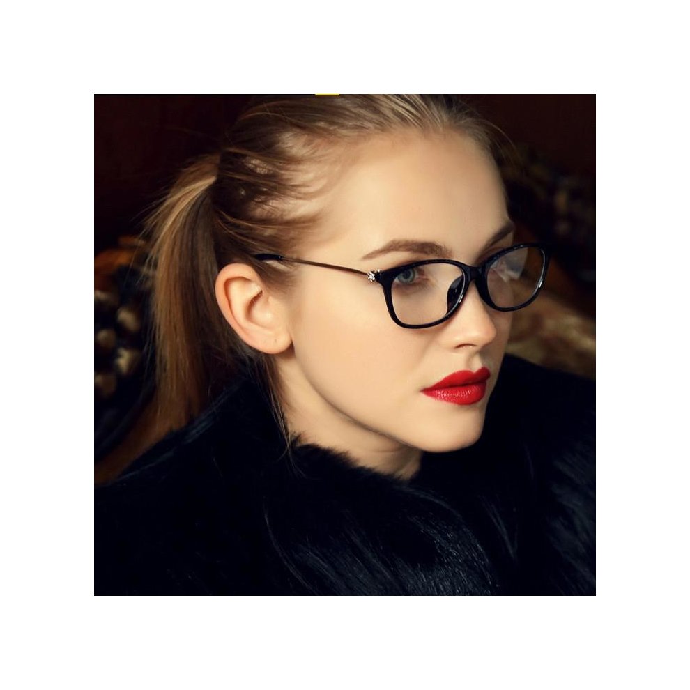 Unbranded Brand Design Fashion Diamond Women Eyeglasses Frames Women Computer Reading Spectacle Optical Frame Eye Glasses Eyeglasses