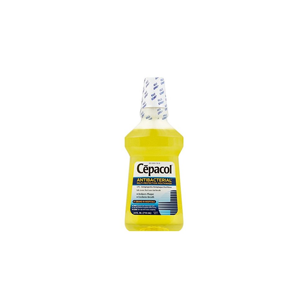 Cepacol Antibacterial Mouthwash, Gold, 48oz (2X24oz)