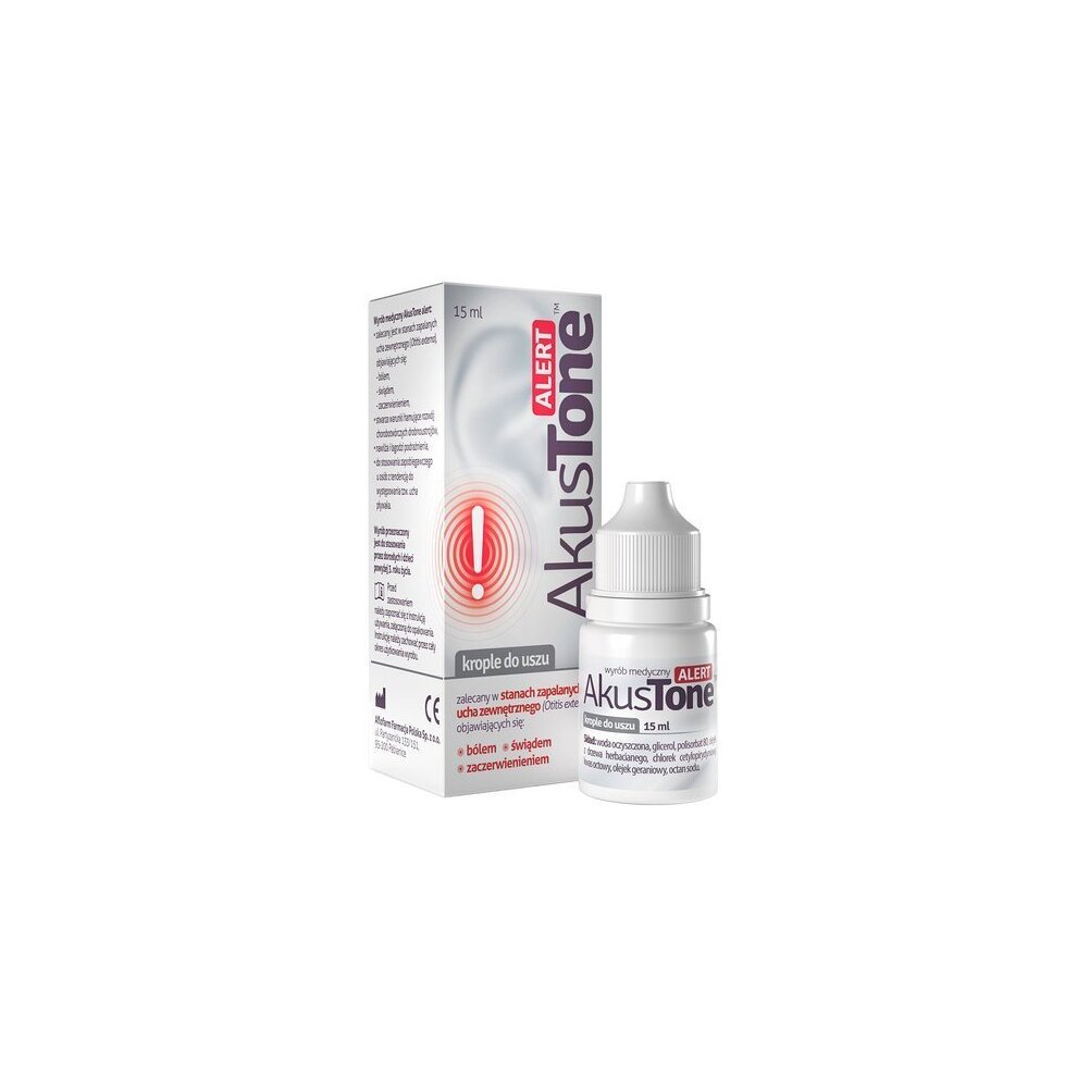 Aflofarm AkusTone Alert Ear drops - 15 ml