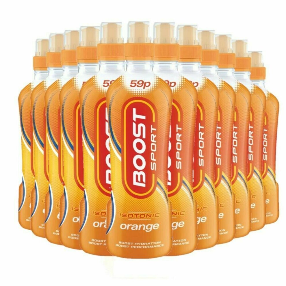 Boost (Orange) Sport Isotonic Energy Drink 12x500ml