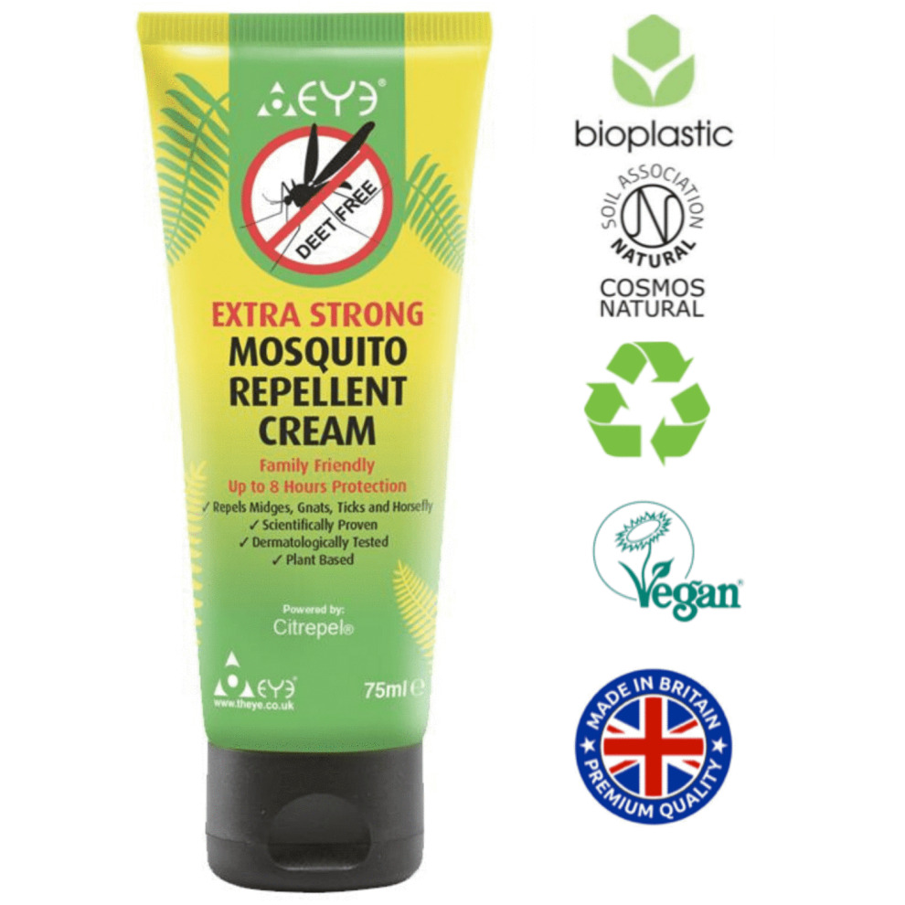 THEYE Mosquito / Insect Repellent Extra Strong Lotion 75ml - Natural Powerful DEET Free