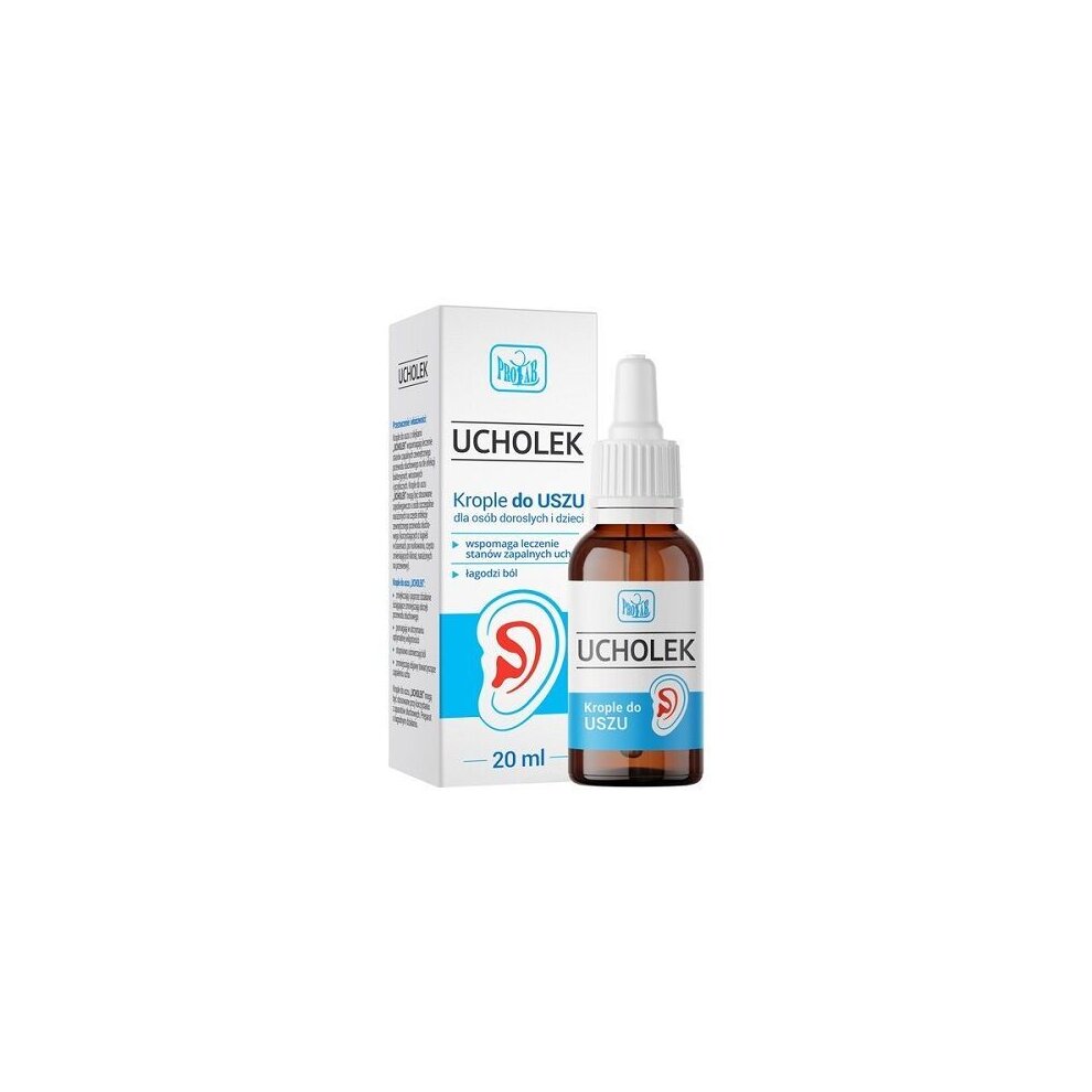 Prolab Ucholek, krople do uszu, 20 ml