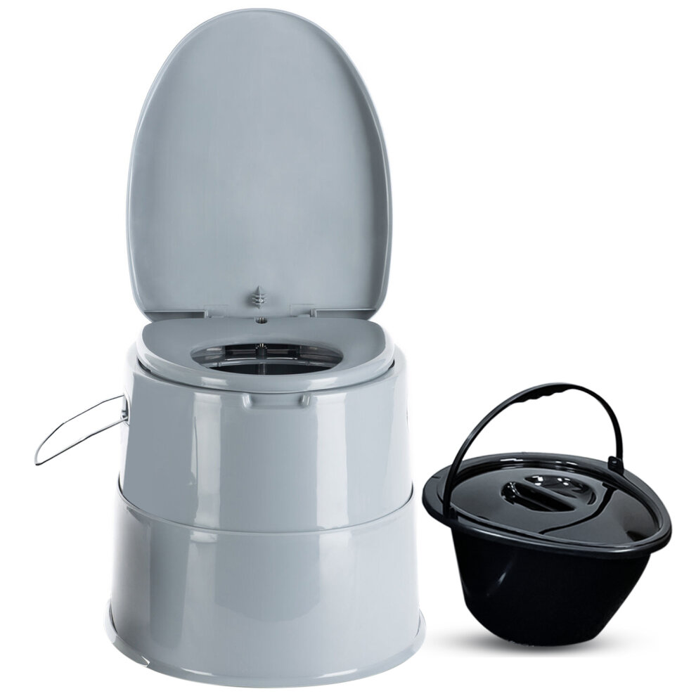 DENNY INT LTD 6l Portable Camping Toilet Compact Potty Loo Caravan Picnic Fishing Festivals