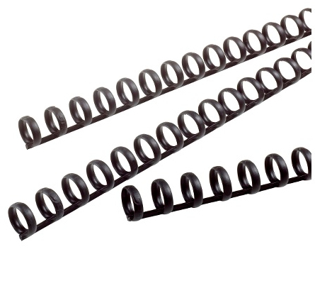 GBC Anneaux reliure zipcomb diam 8 mm noir - boite de 50