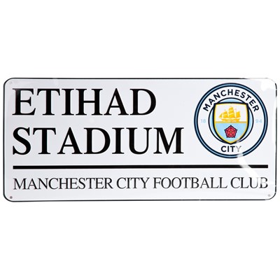 Storm International Manchester City Street Sign 18 x 40 cm