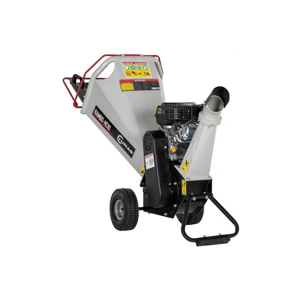 LUMAG Petrol Wood Chipper Garden Chipper Rambo Hc10 100mm