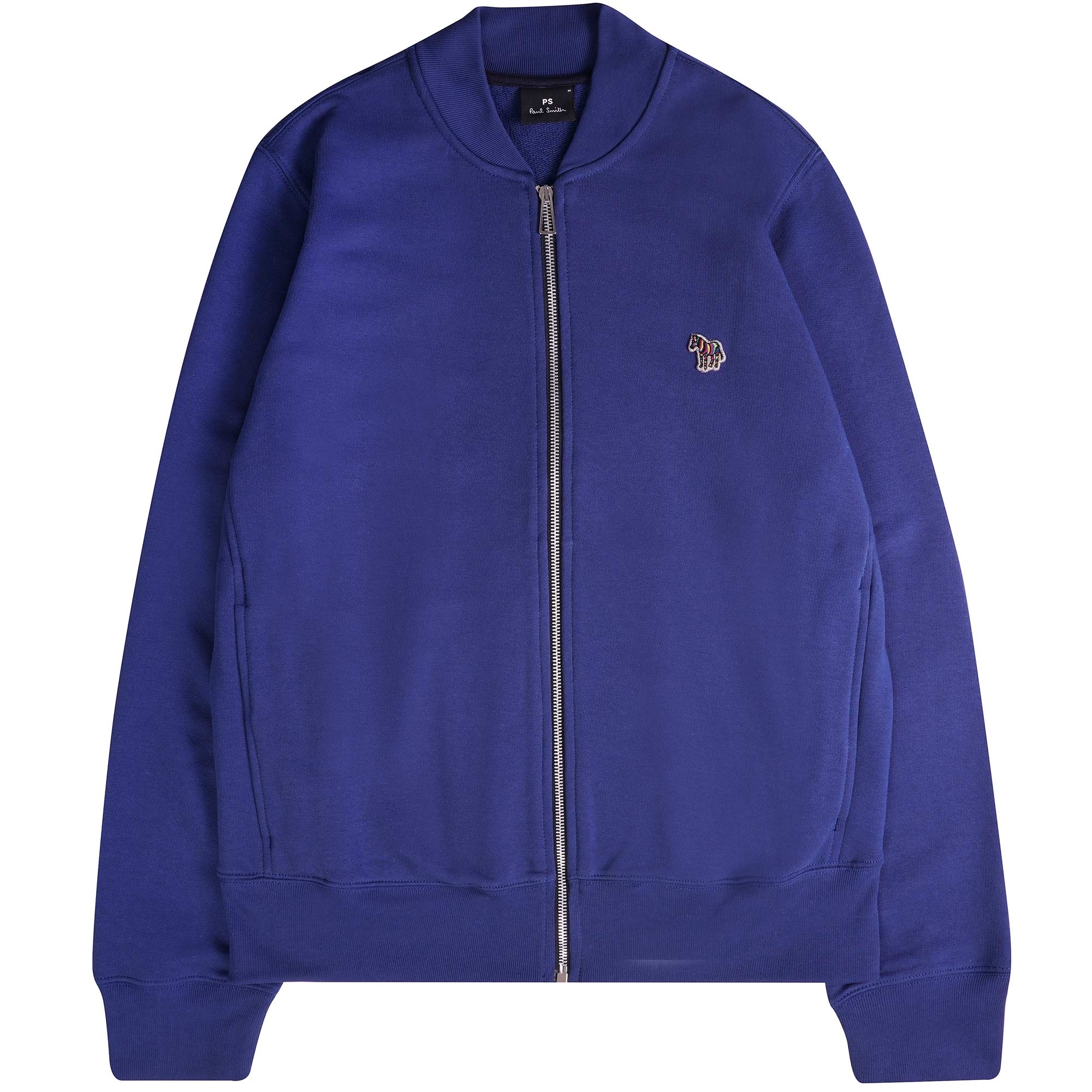 Paul Smith Zebra Logo Bomber Jacket - Blue - M2R-258S 45B ZIP BOMBER C