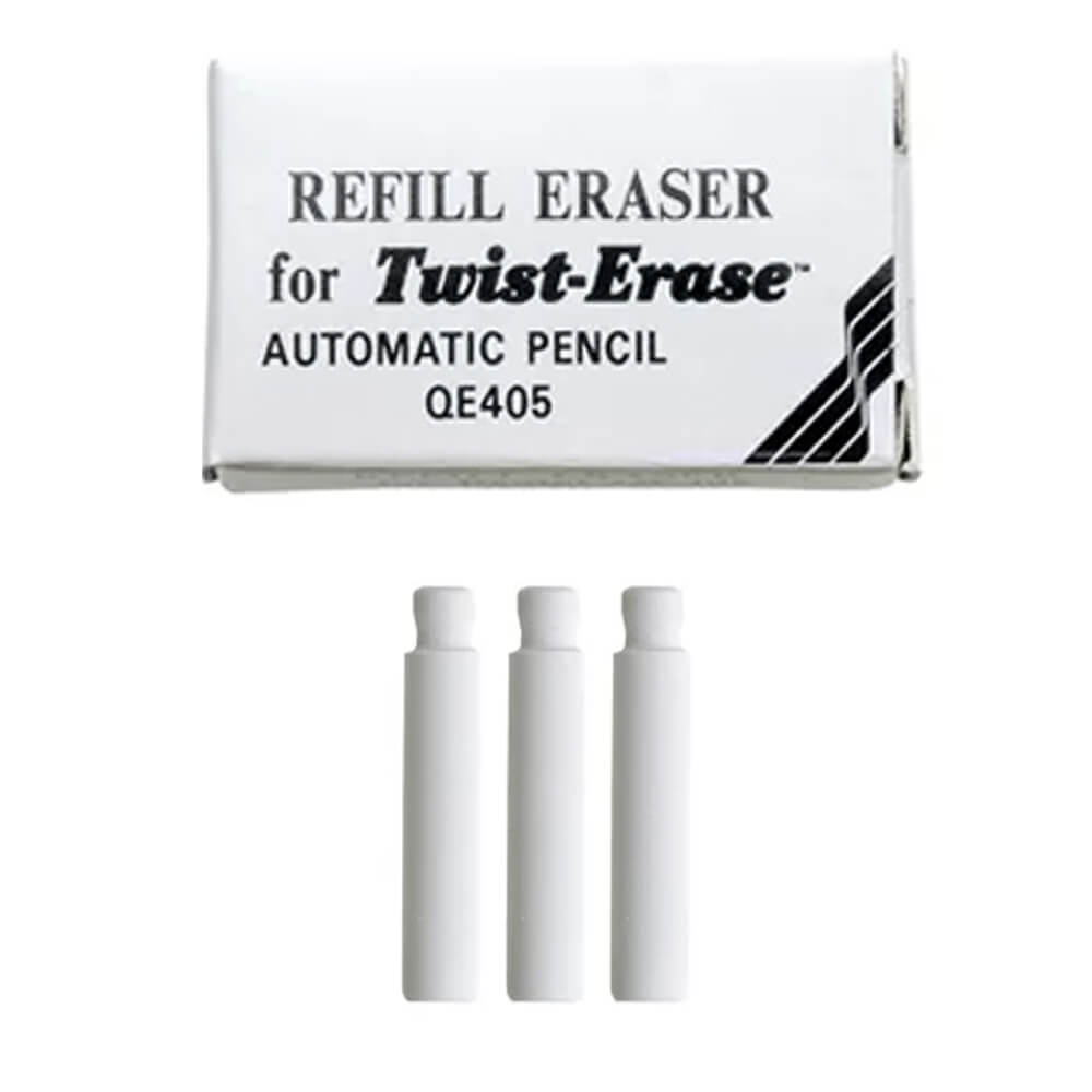 Pentel Jumbo Eraser Refills - 3 Pack