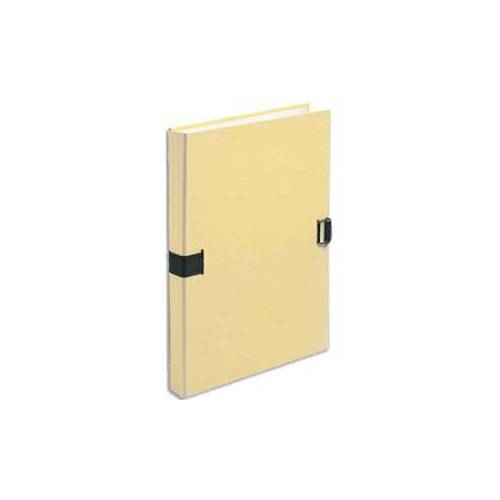 exacompta Chemise extensible fibres papier 100% recyclées coloris jaune