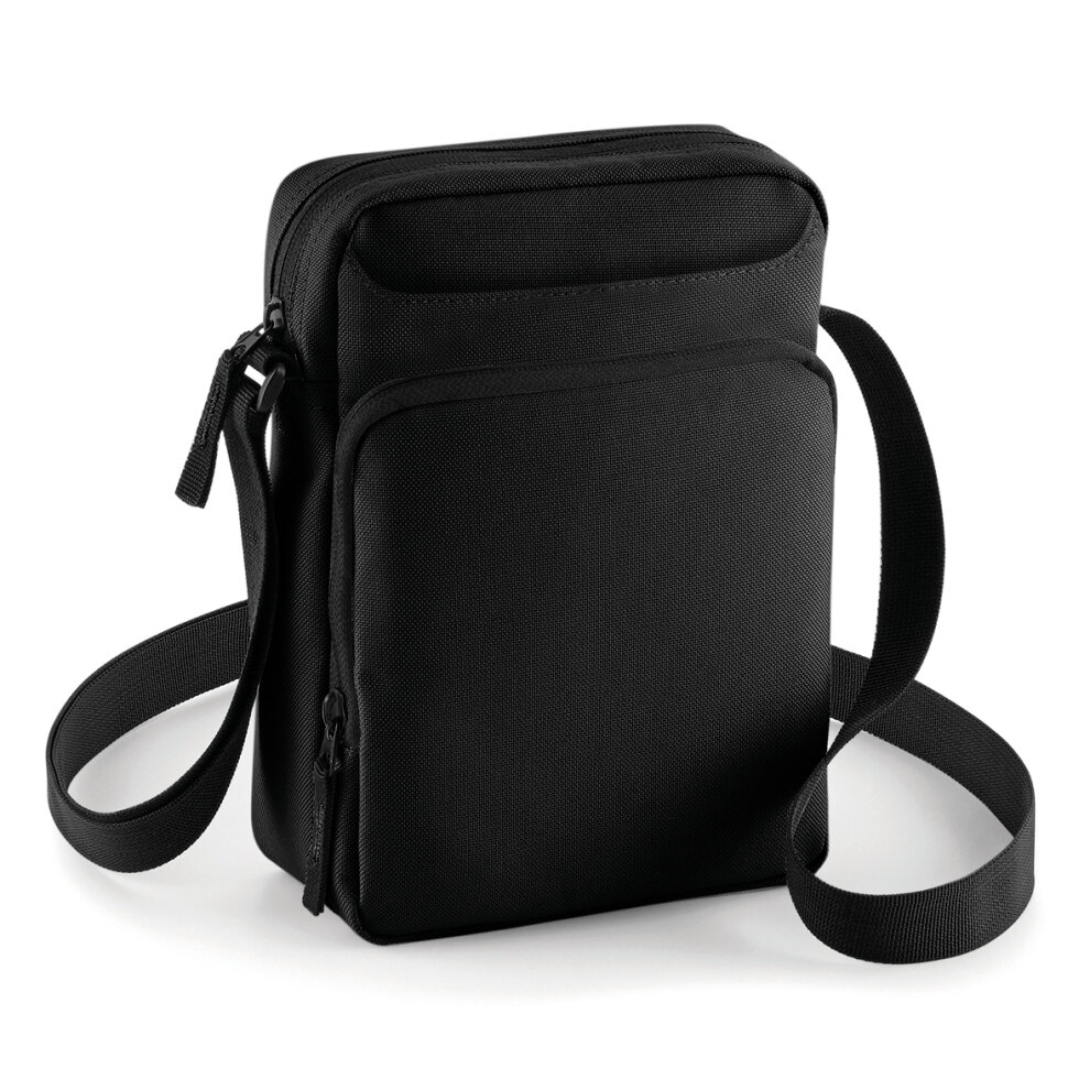BagBase (Black) iPad Mini Tablet Zip Pocket Adjustable Shoulder Strap Across Body Bag