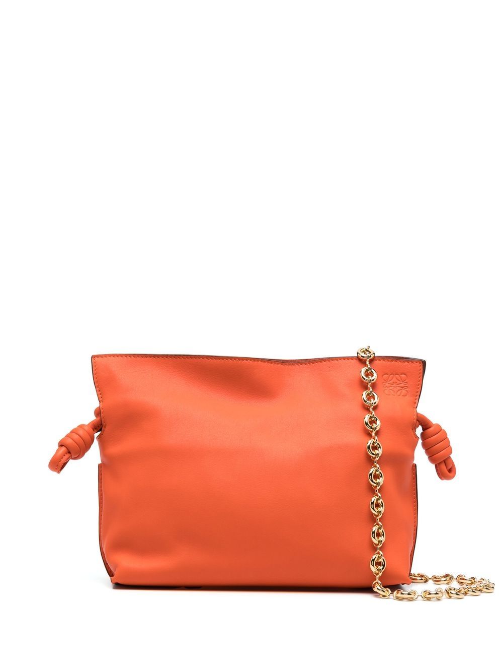Loewe  - Flamenco Mini Leather Chain Clutch Bag